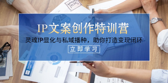 （14330期）IP文案创作特训营，灵魂IP显化与私域播种，助你打造变现闭环（14节课）-星叙轻创